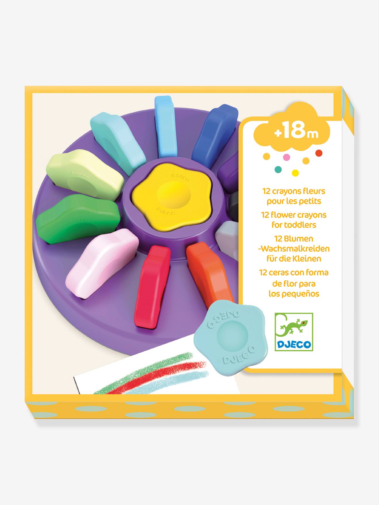 12 lápis de cor DJECO 