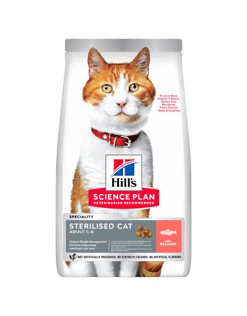 Hill's Feline Adult Sterilised Zalm - Kattenvoer