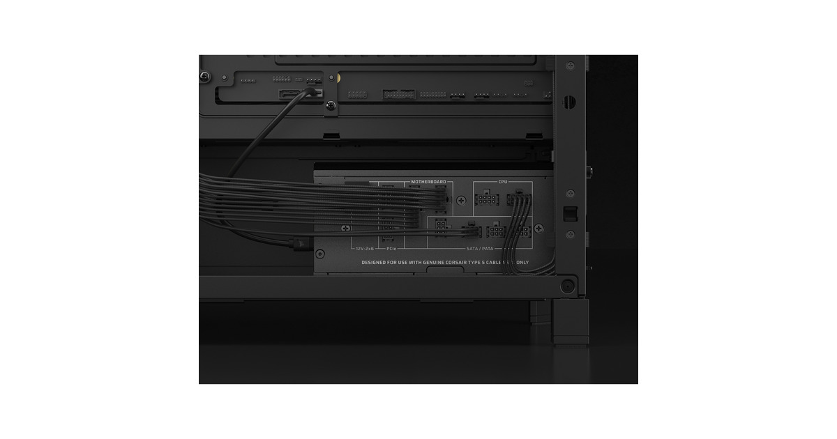 CorsairHX1000i SHIFT modulaire 1000 watt voeding   (Zwart, 1x 12V-2x6, 2x PCIe)