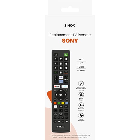 SINOX TV-remote for Sony