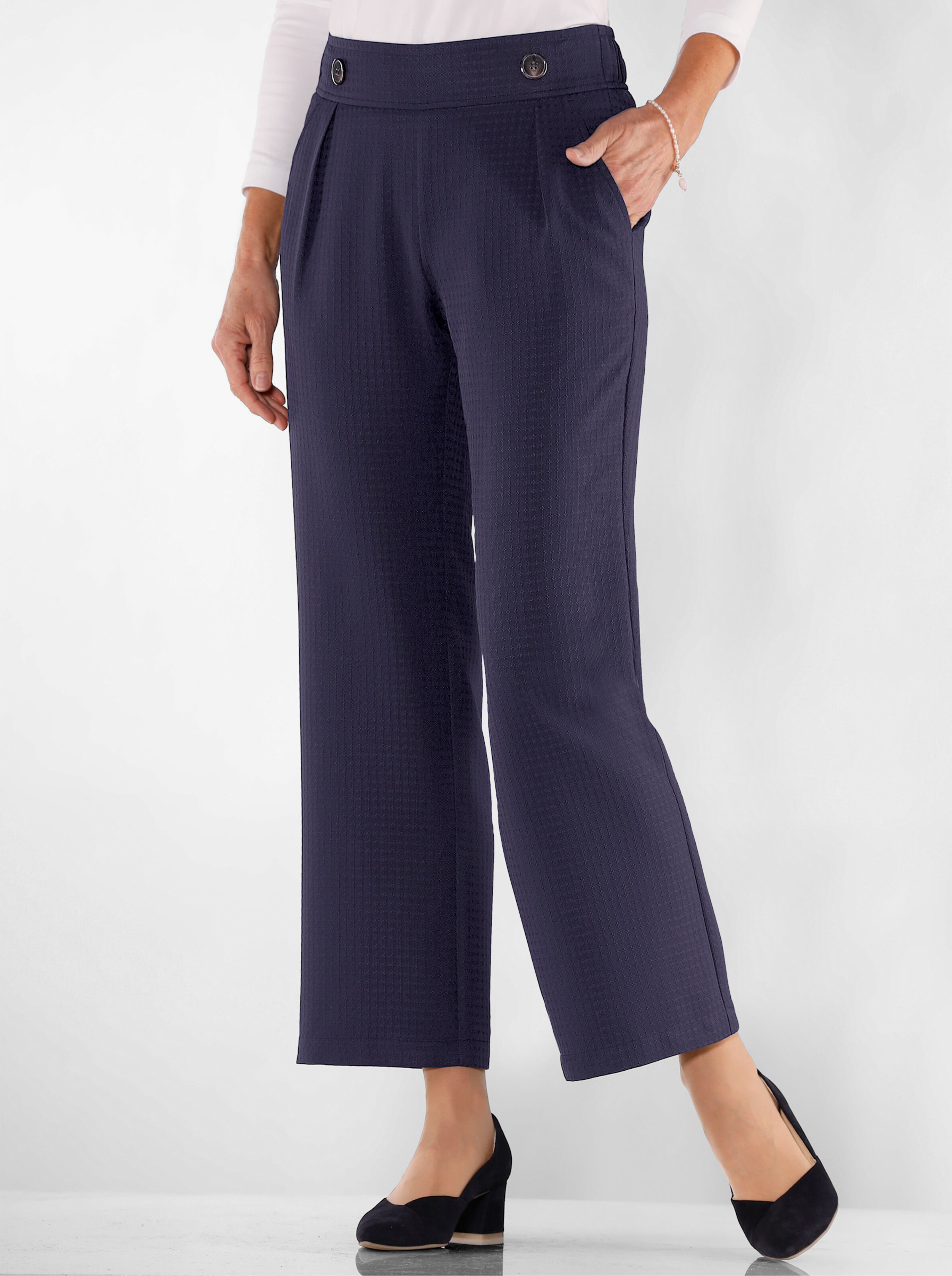 Hose im Jacquard-Muster