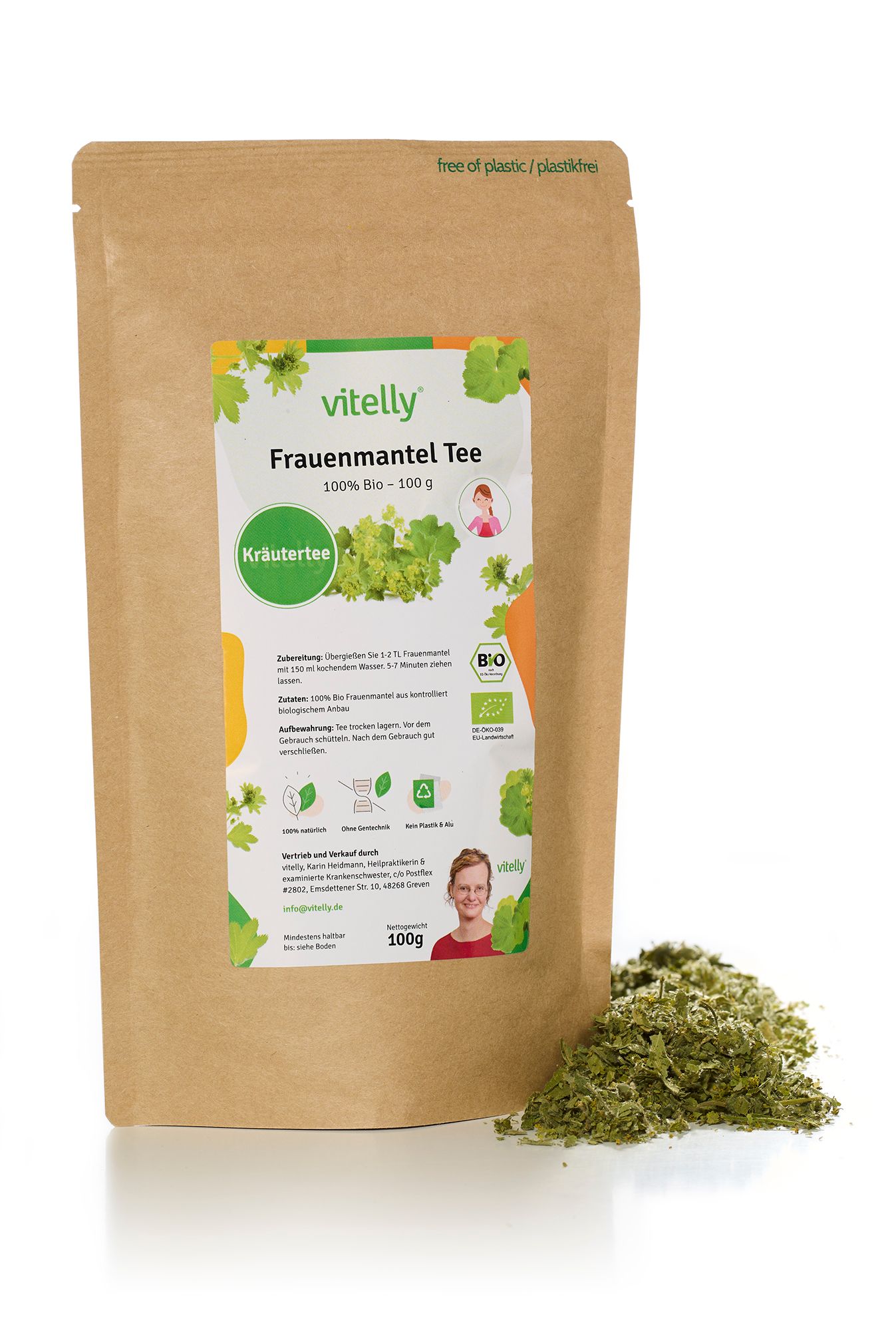 vitelly Bio Frauenmantel Tee Set