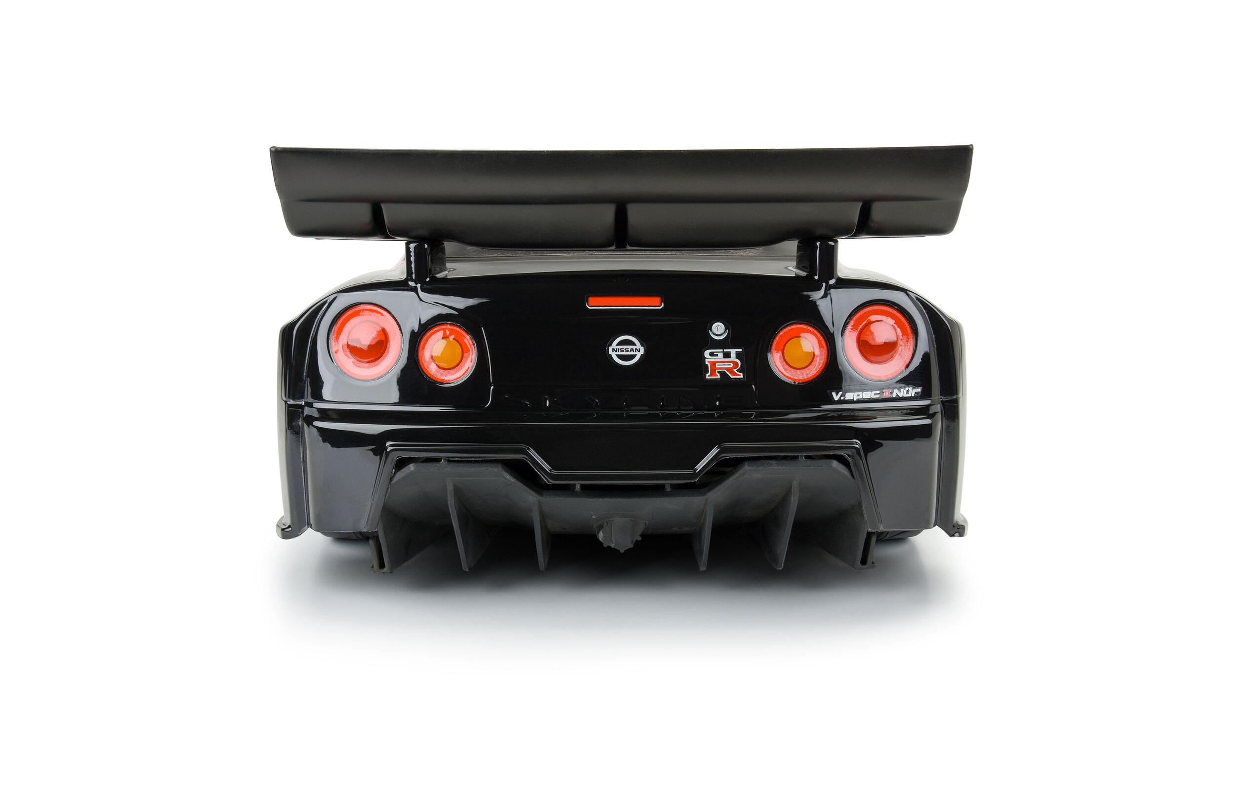 Karosserie Nissan Skyline GT-R R34 unlackiert, 1:7<br>Nissan Skyline Karosserie passend zu Arrma Felony & Infraction