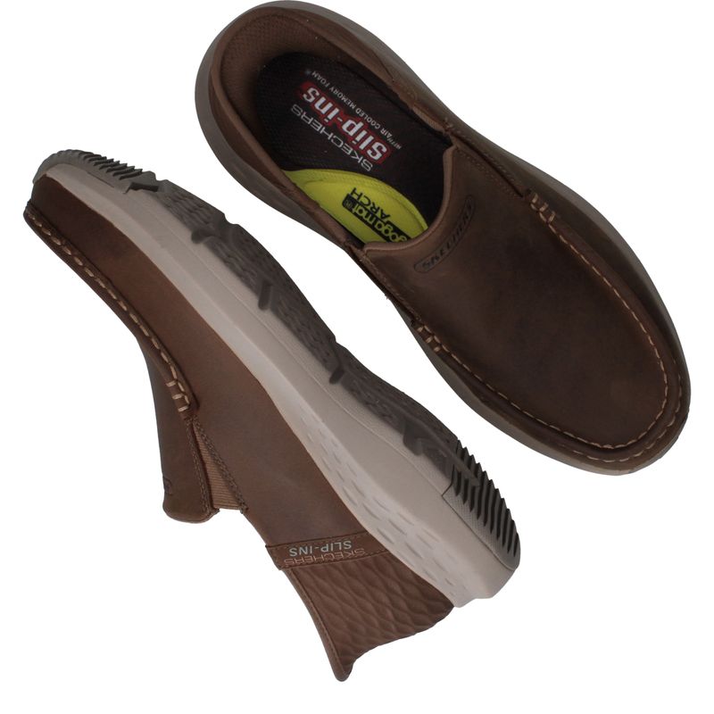 Skechers Uno Skechers Slip Ins Parson Oswin Instappers Bruin Heren