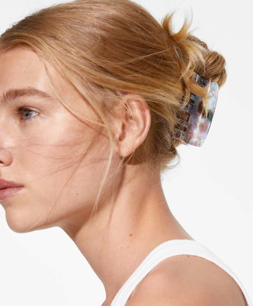 Presilha de cabelo estampada