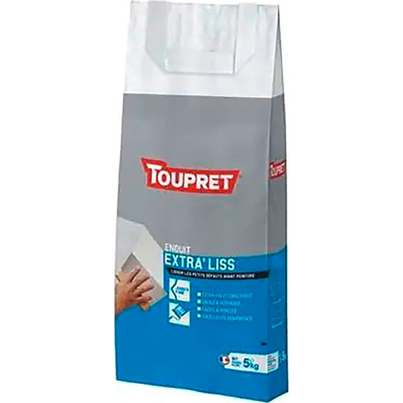 Enduit lissage lissage intérieur poudre 5kg blanc