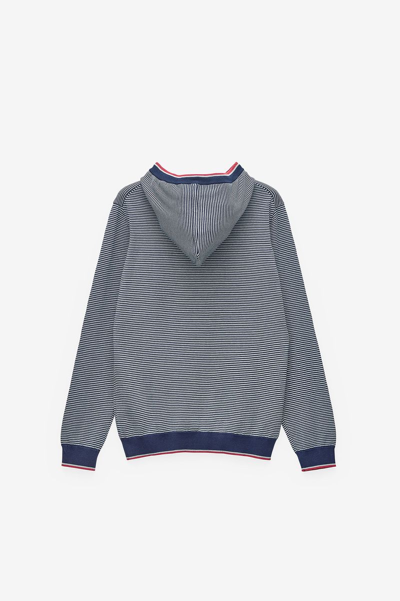 SWEAT DE MALHA ÀS RISCAS