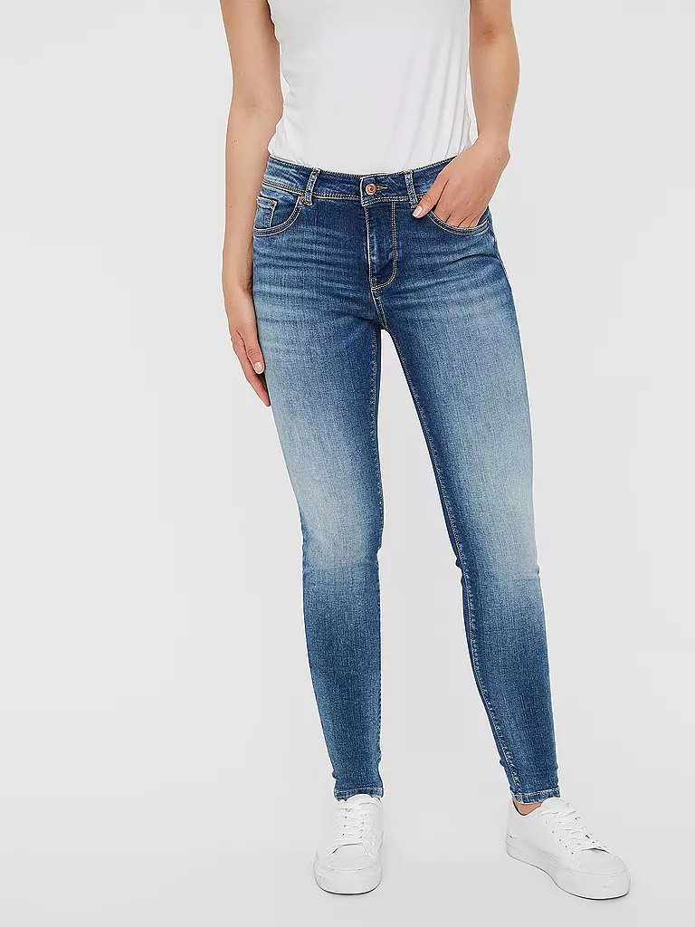 VERO MODA Jeans VMLUX Slim Fit blau