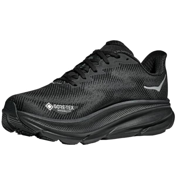 Chaussure running HOKA ONE ONE CLIFTON 9 GORE-TEX W BLACK/BLACK