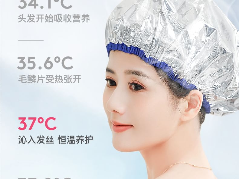 Jericoure - Aluminiumfolie Haar Diep Conditionerende Warmtekap