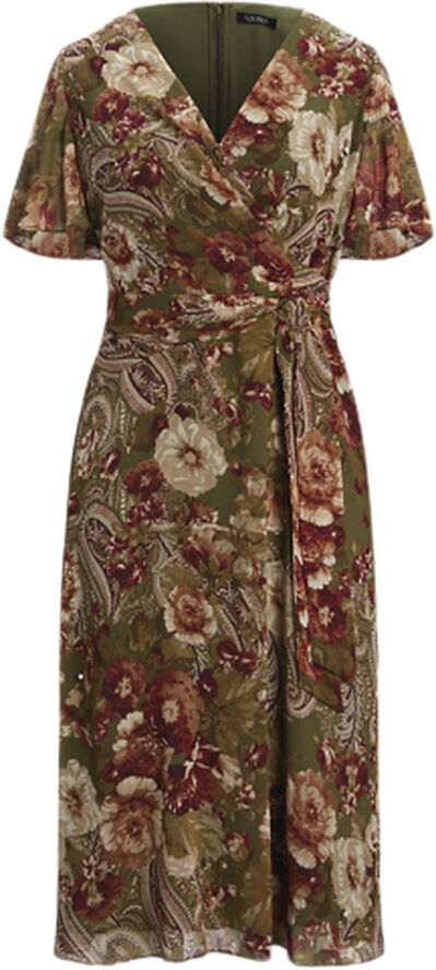 Lauren Ralph Lauren POLY CRINKLE GGT 58-DRESS Olive multi