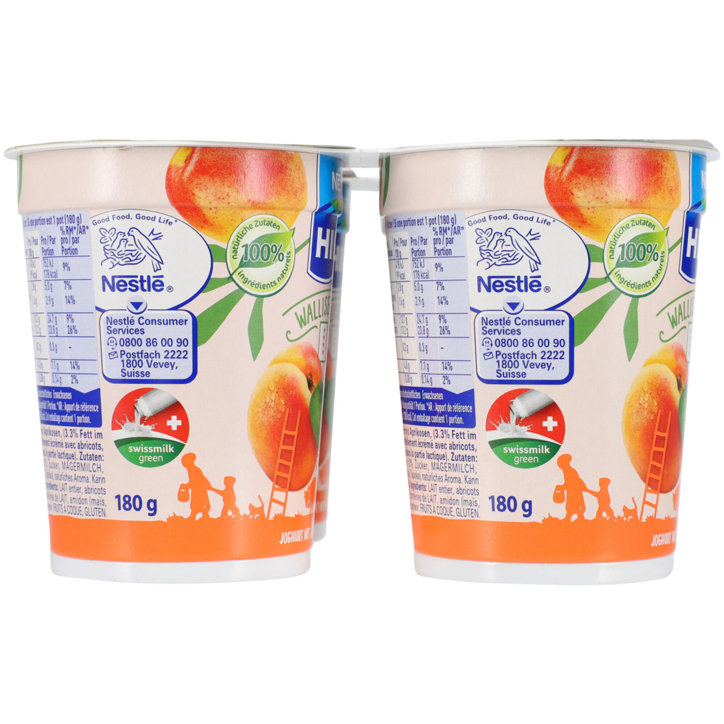 Hirz Joghurt Walliser Aprikosen 4x180g