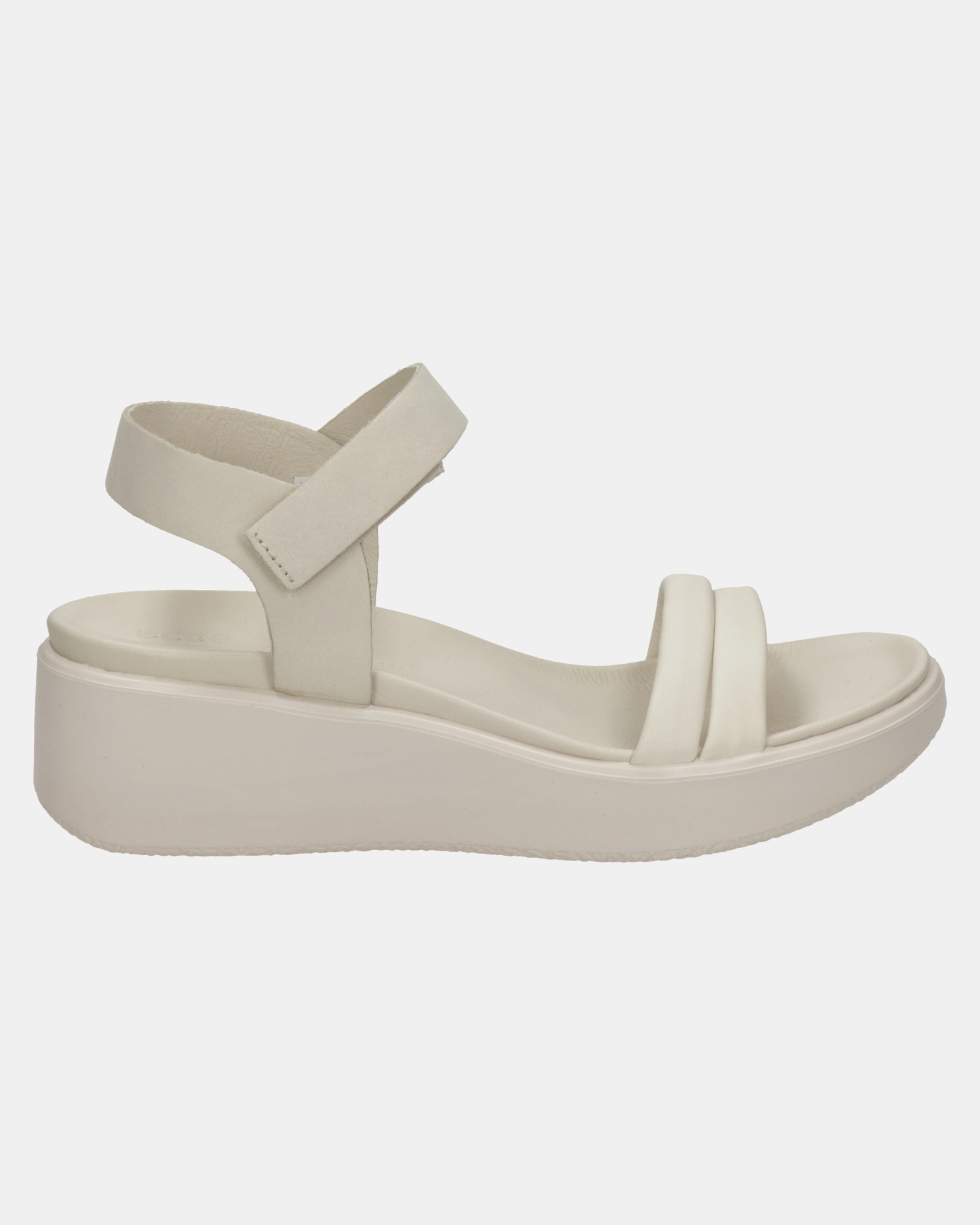 Ecco Flowt Wedge LX Sleehak  - ecru