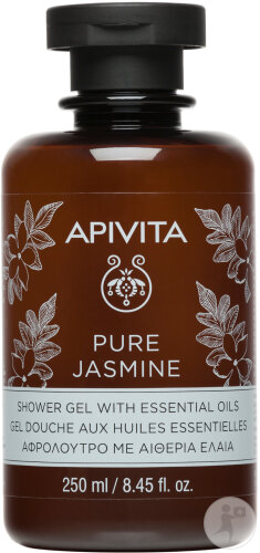 Apivita Pure Jasmine Gel Douche Aux Huiles Essentielles Flacon 250ml