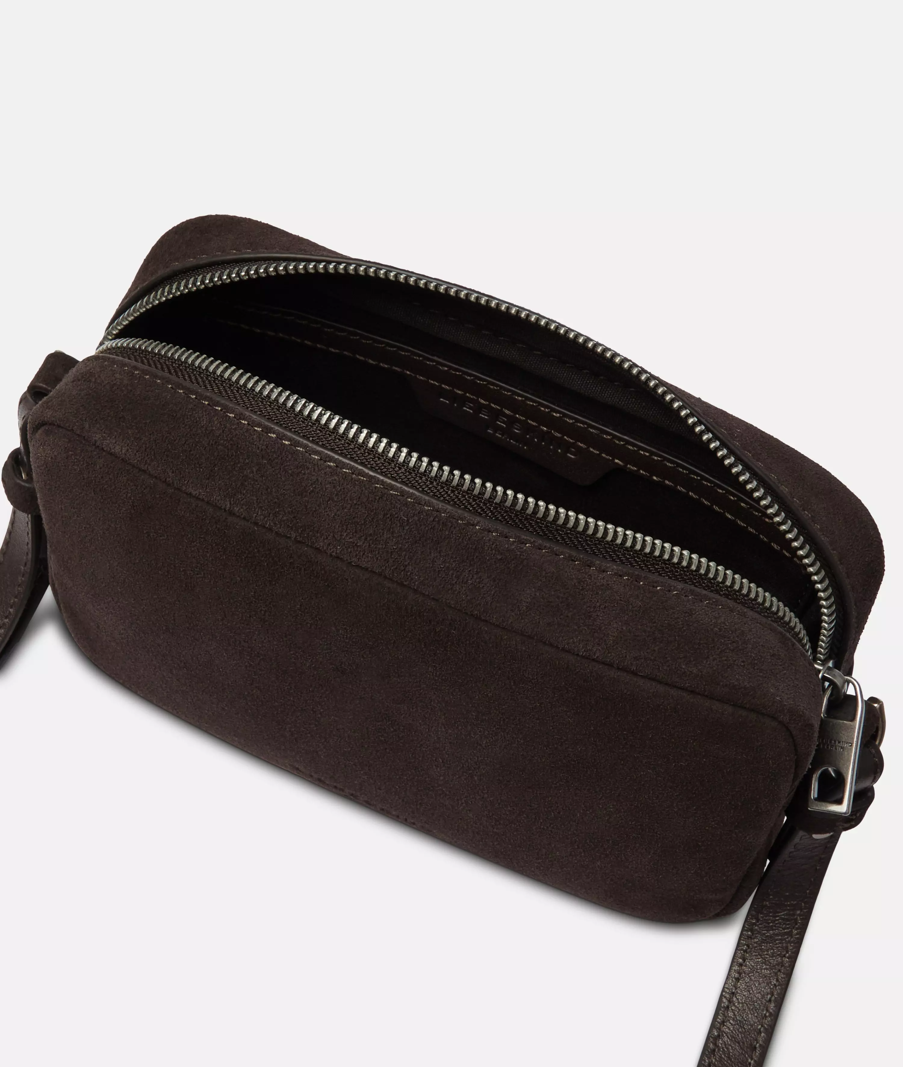 Crossbody Handy shoulder bag made from soft suede