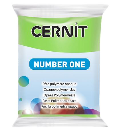Cernit Polymer Ler - Number One -  Grøn