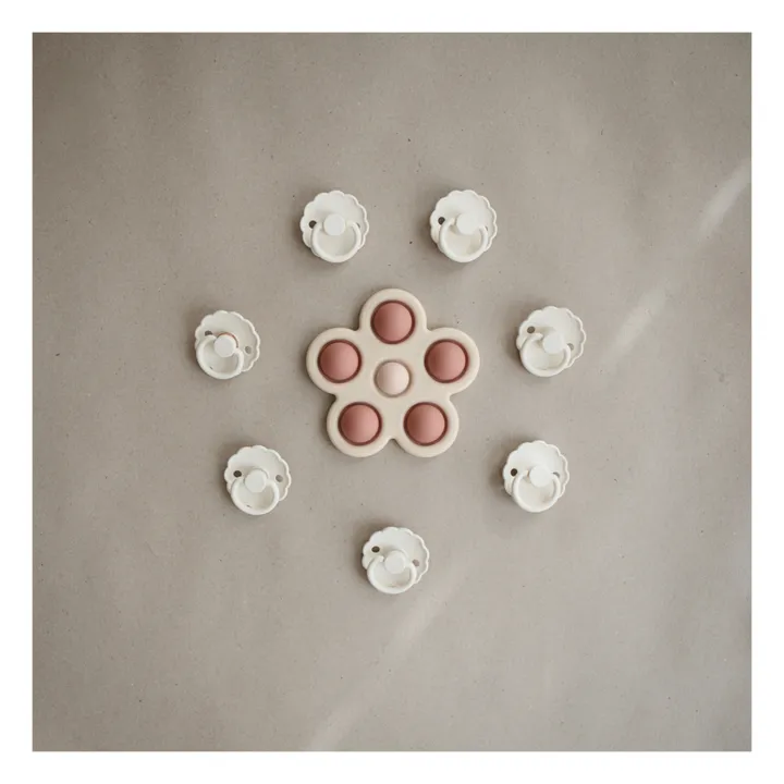 Mushie Jouet pop it en silicone | Rose