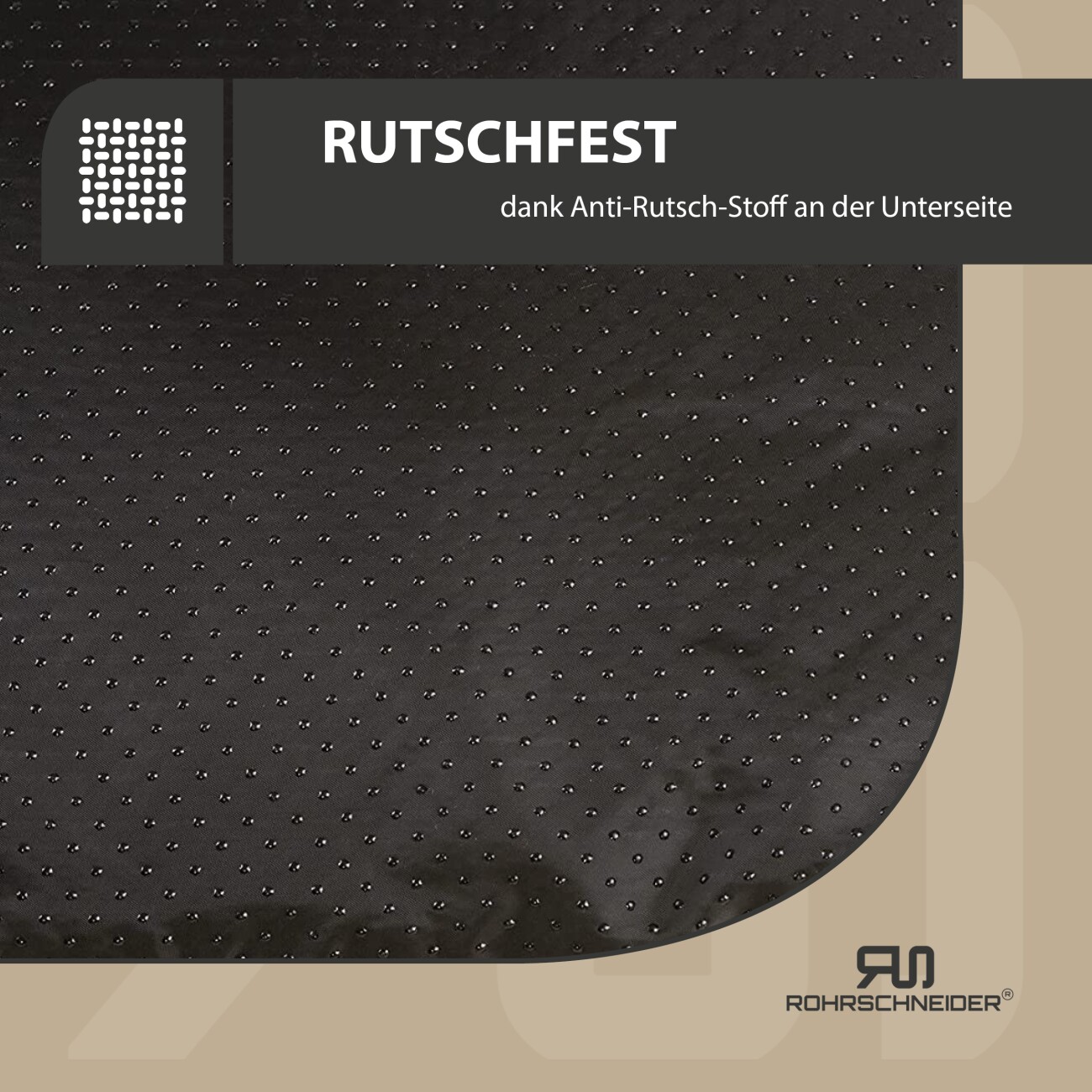 Rohrschneider ® Kuschelsofa breiter Cordstoff Deluxe grau