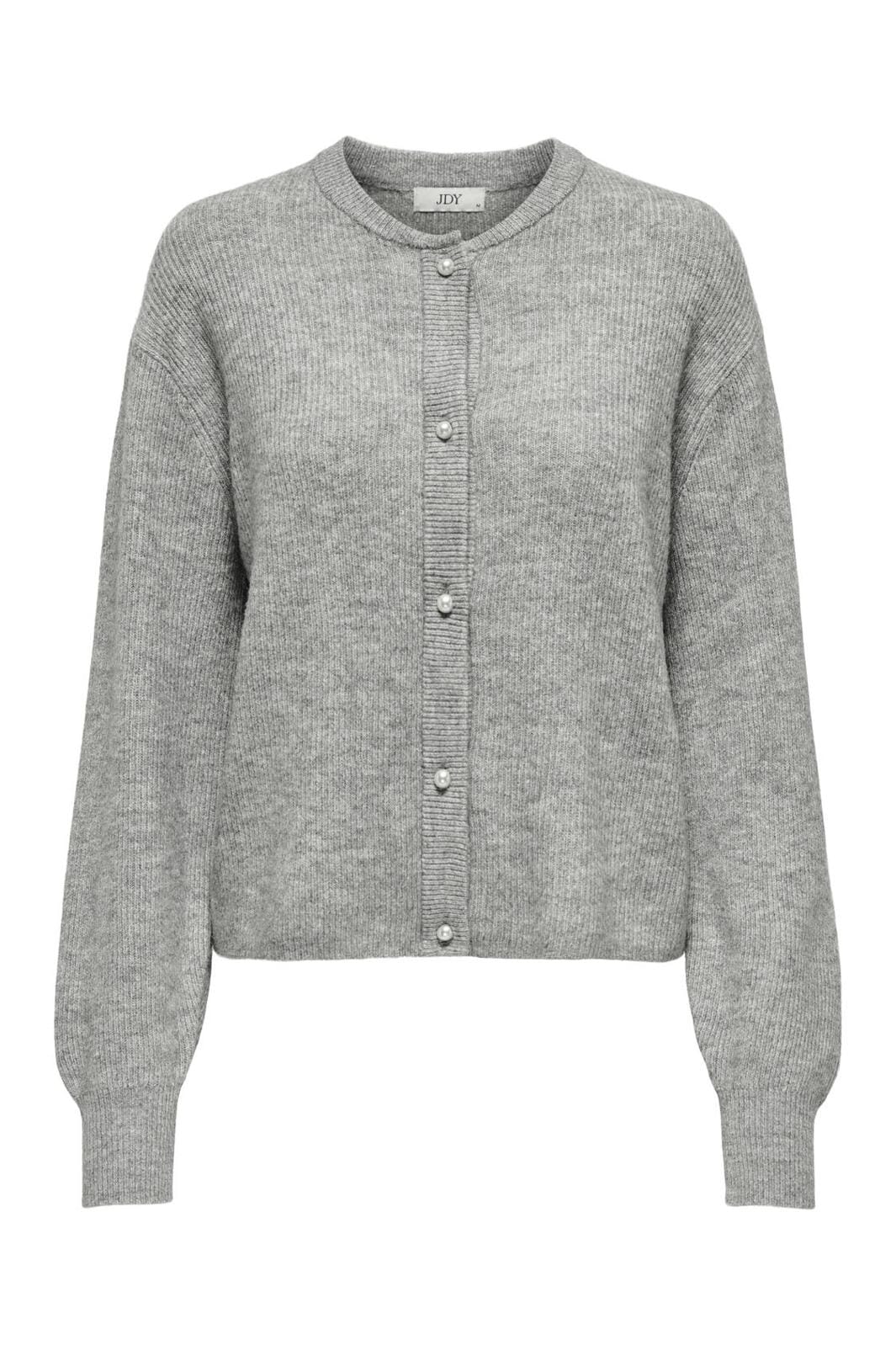 JDY JDYlumi Life L/S Button Cardiga Knt 4555406 medium grey melange