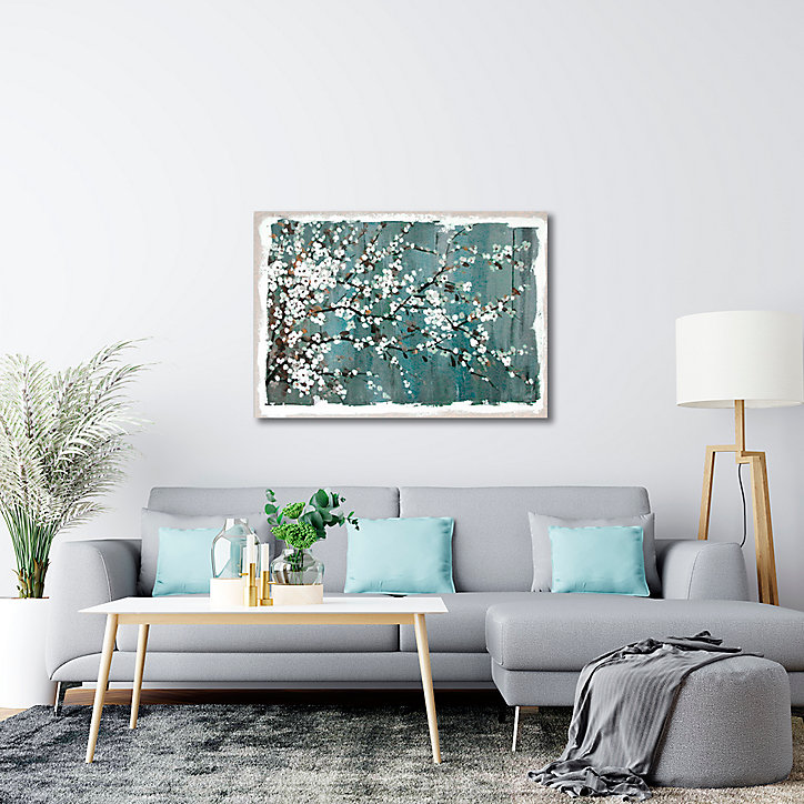 Huile sur Toile imprimée Fleurs 100 x 70 cm