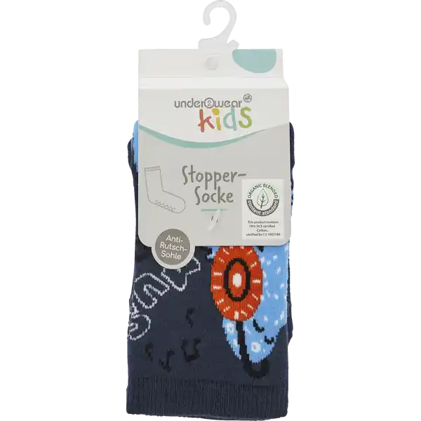 Kinder Stopper Socken ABS Dino 23 / 26