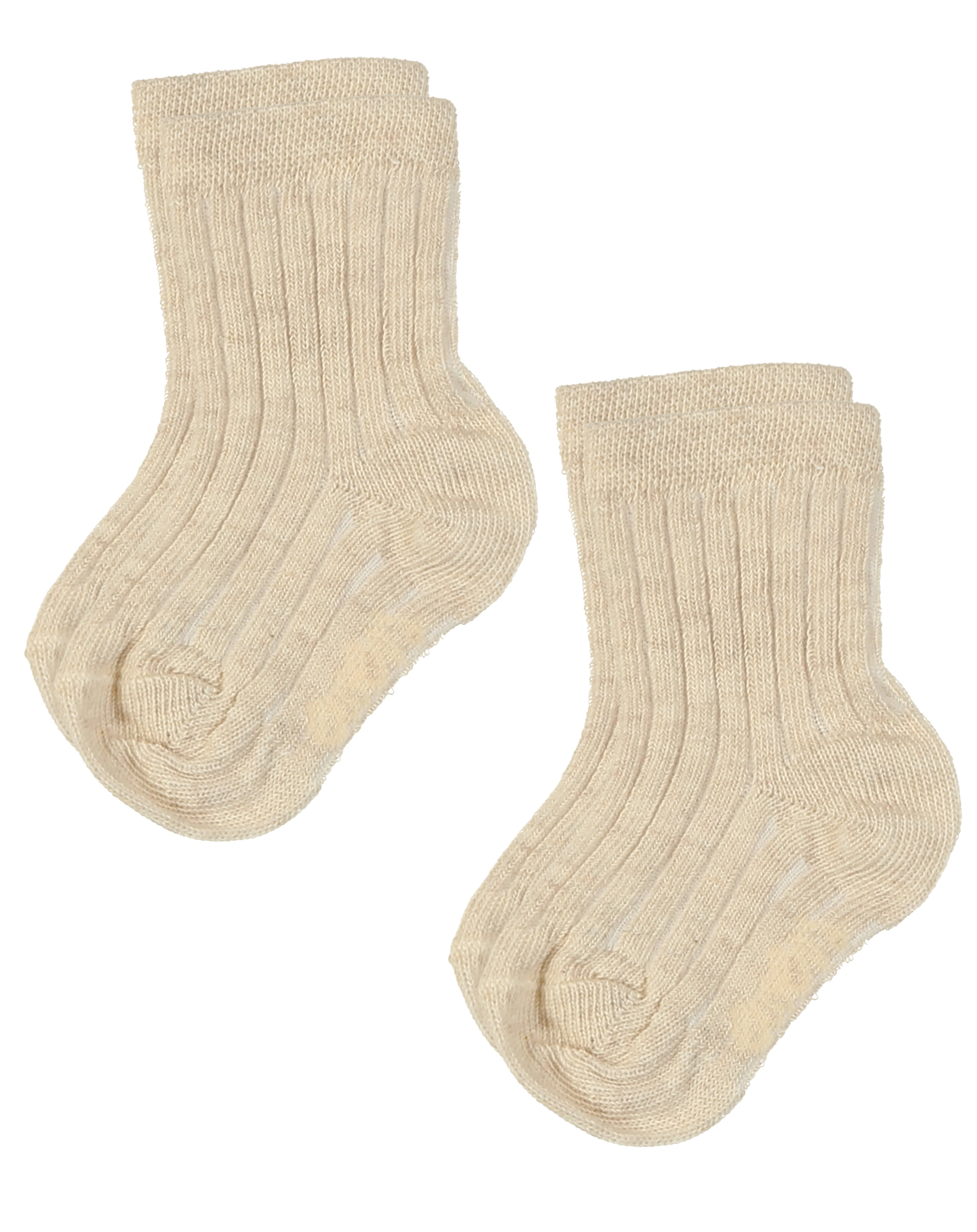Socken RIPPE & RINGEL 6er-Pack in beige/rot