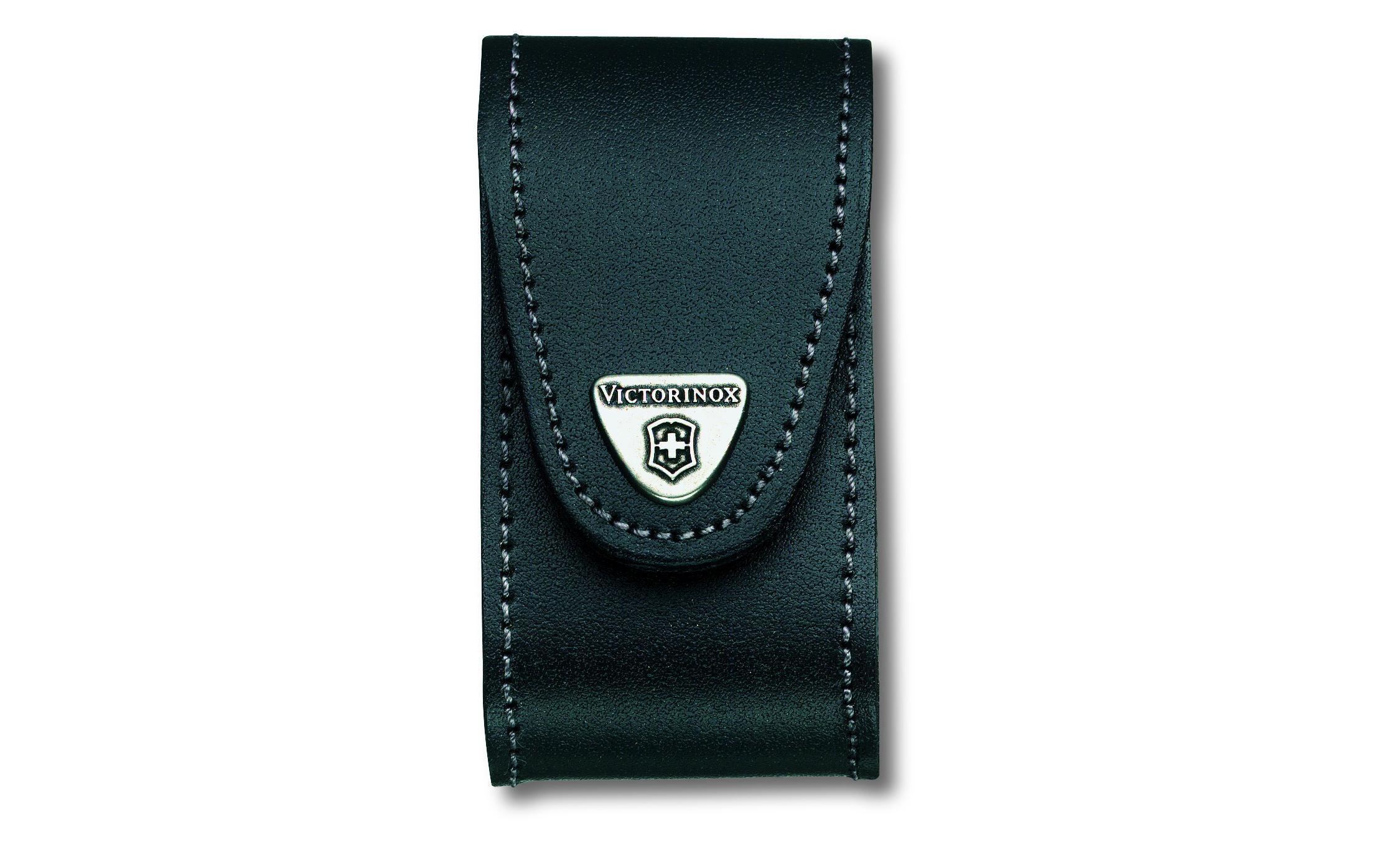 Gürteletui Leder, schwarzSackmesseretui aus Leder, schwarz