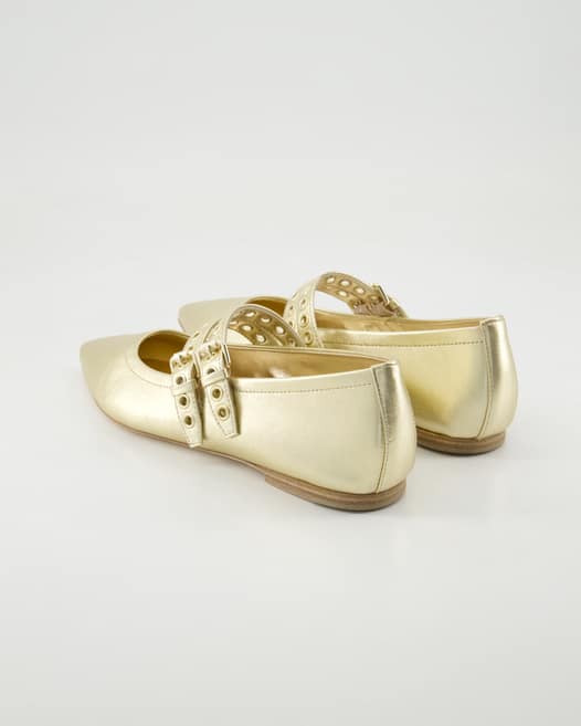 Kennel & Schmenger Greta Ballerinas in Gold
