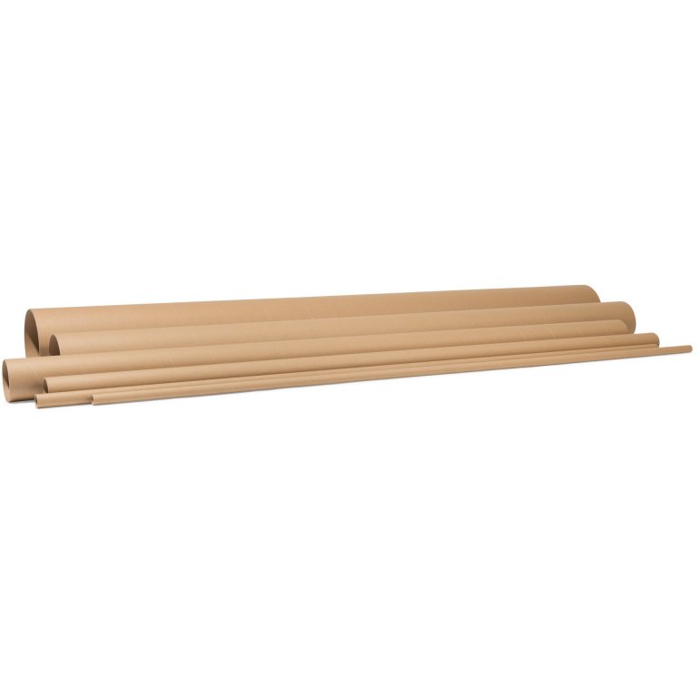 Hartpapier Rundrohr, braun