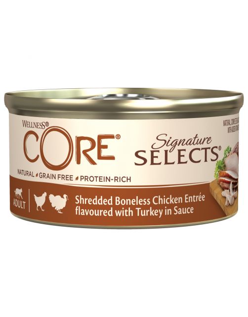 Wellness Core Signature Selects Shredded 79 g - Kattenvoer