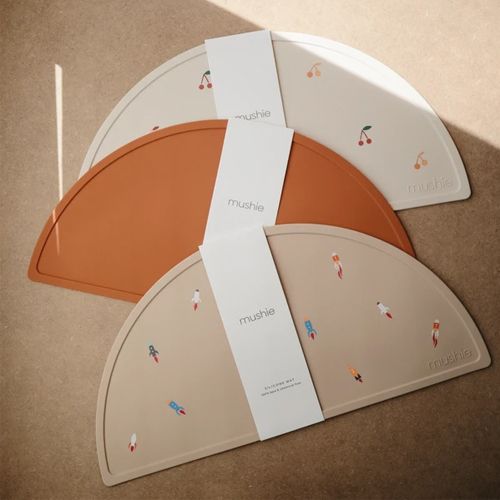 Mushie placemat clay