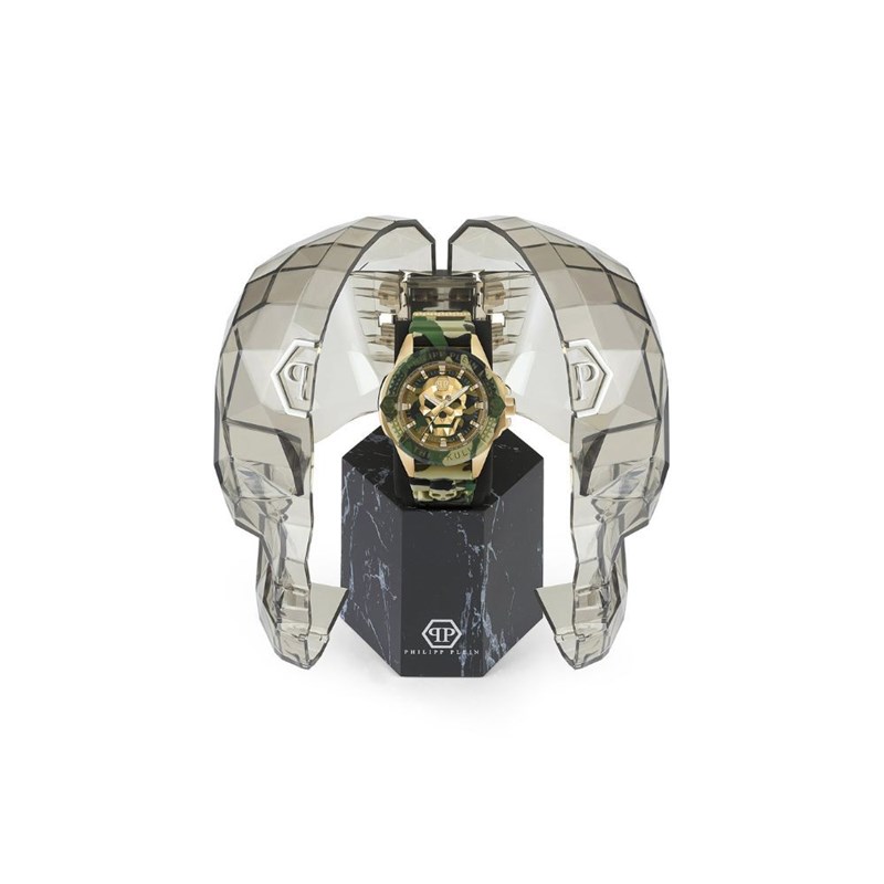 Montre Philipp Plein - The Skull camouflage doré