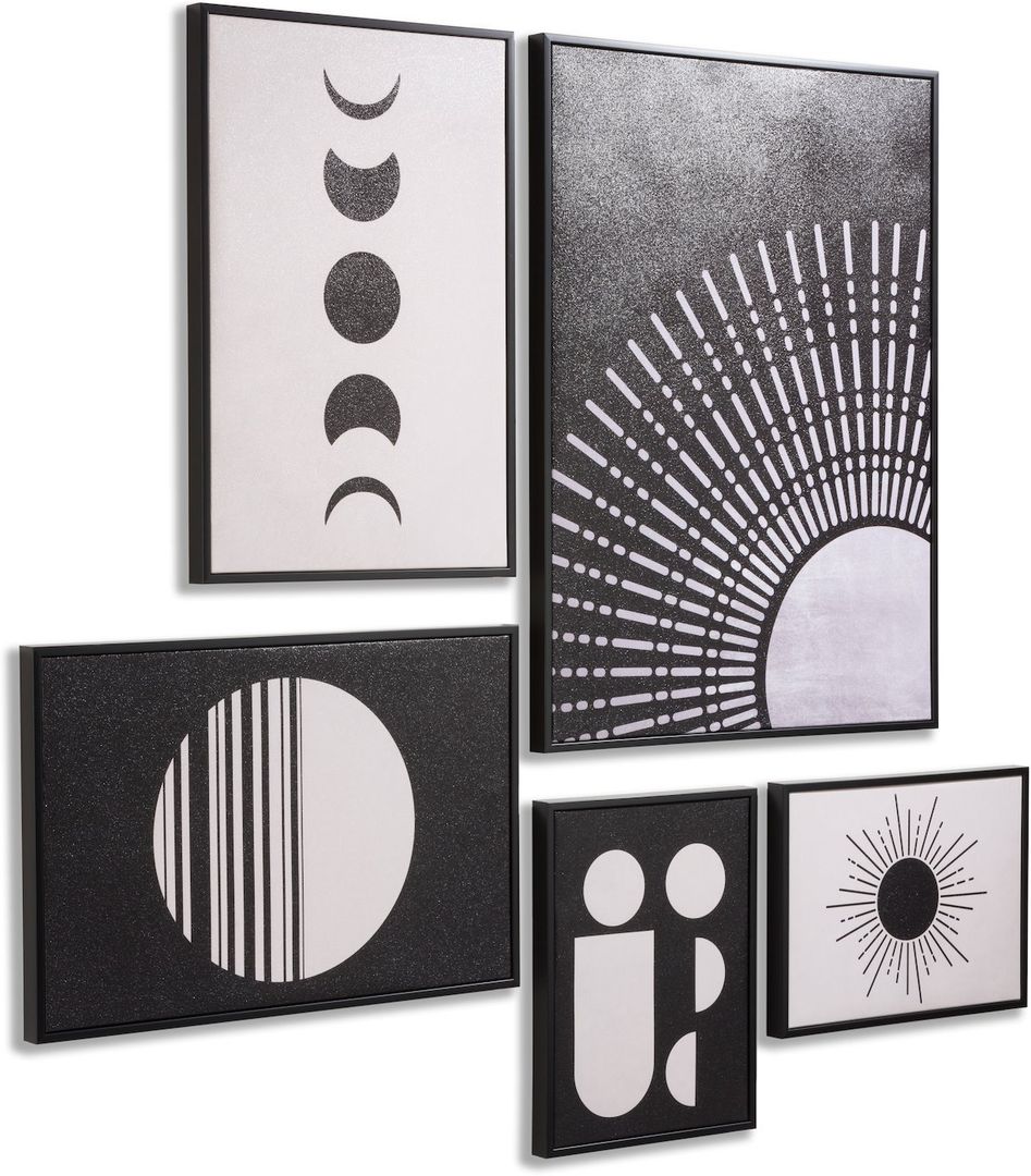 COCO maison   Lunatic Set 5 Wanddecoratie