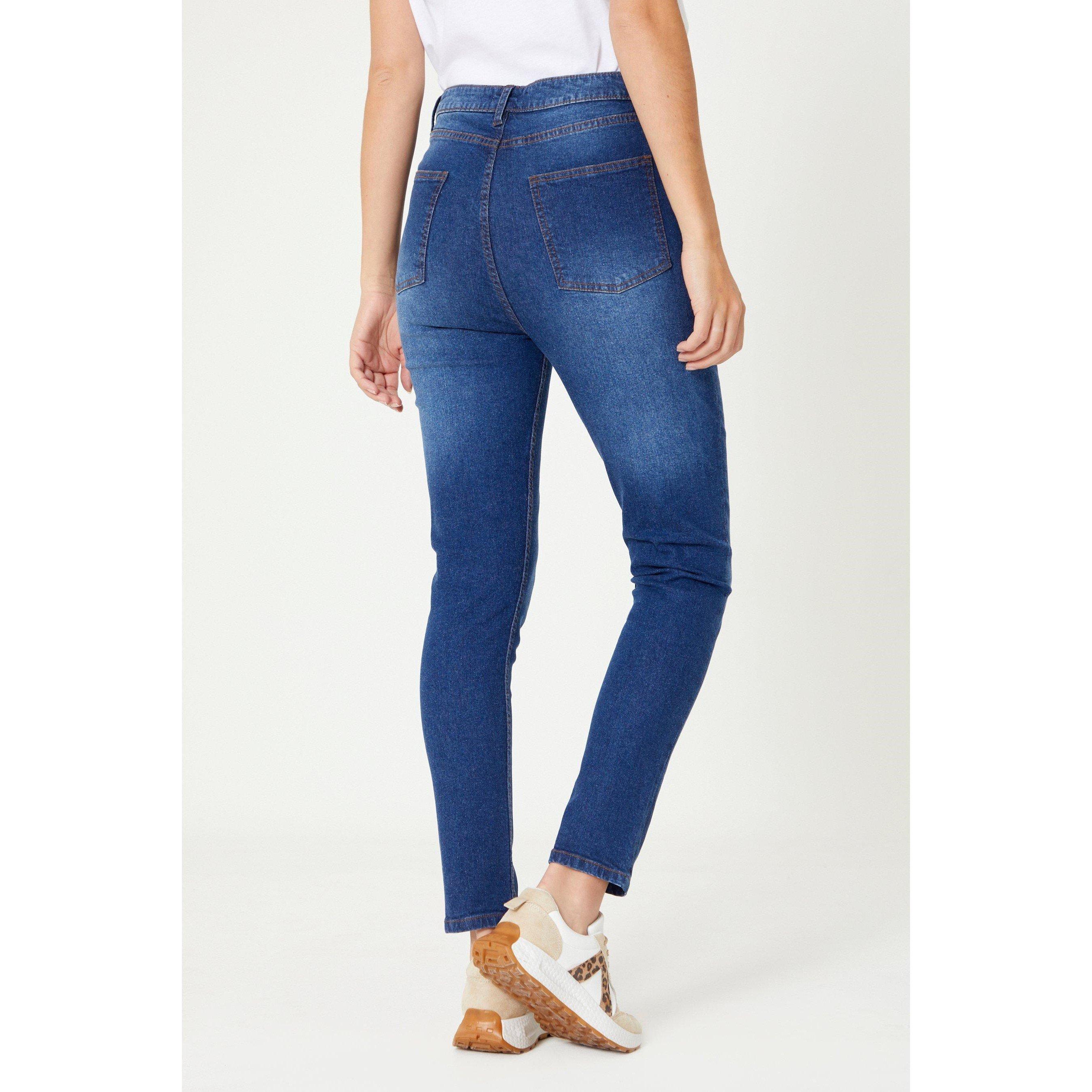 Be You Ladies Hallie High Waist Indigo Jean