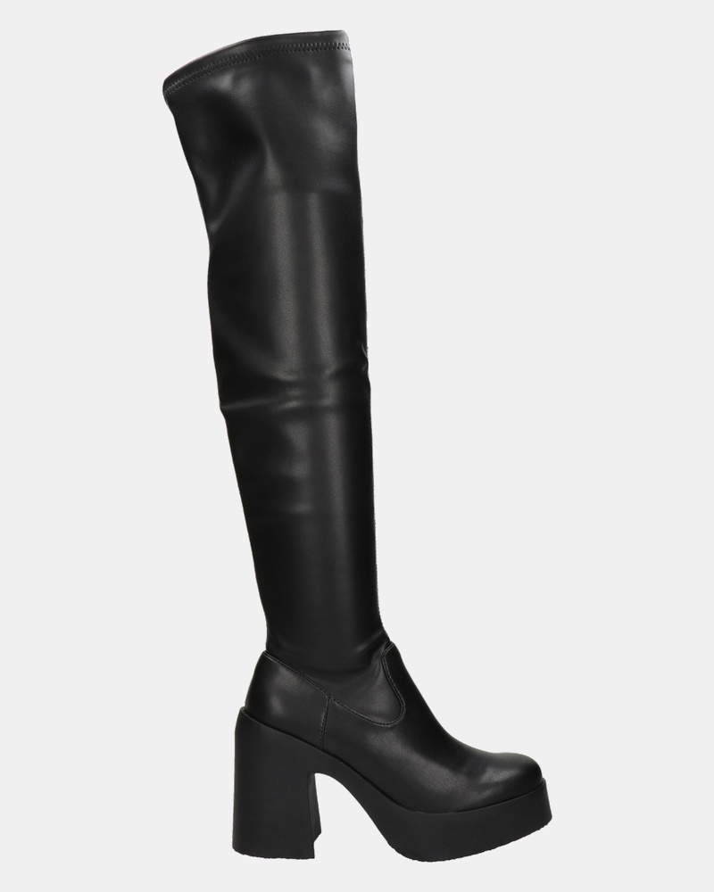 Steve Madden Clifftop Overknee laarzen  - zwart