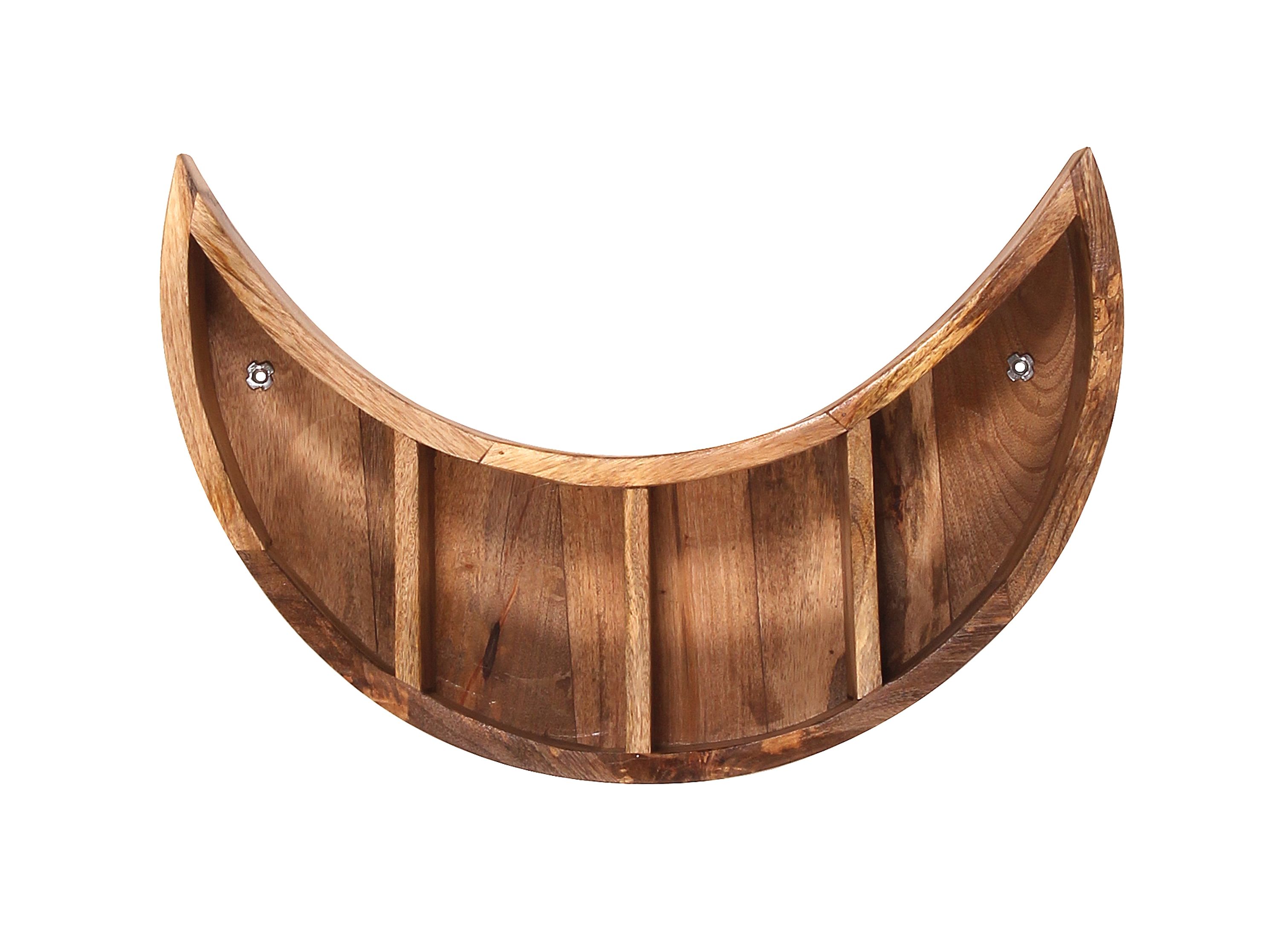 Wandregal Massivholz Bücherregal Holz Regal