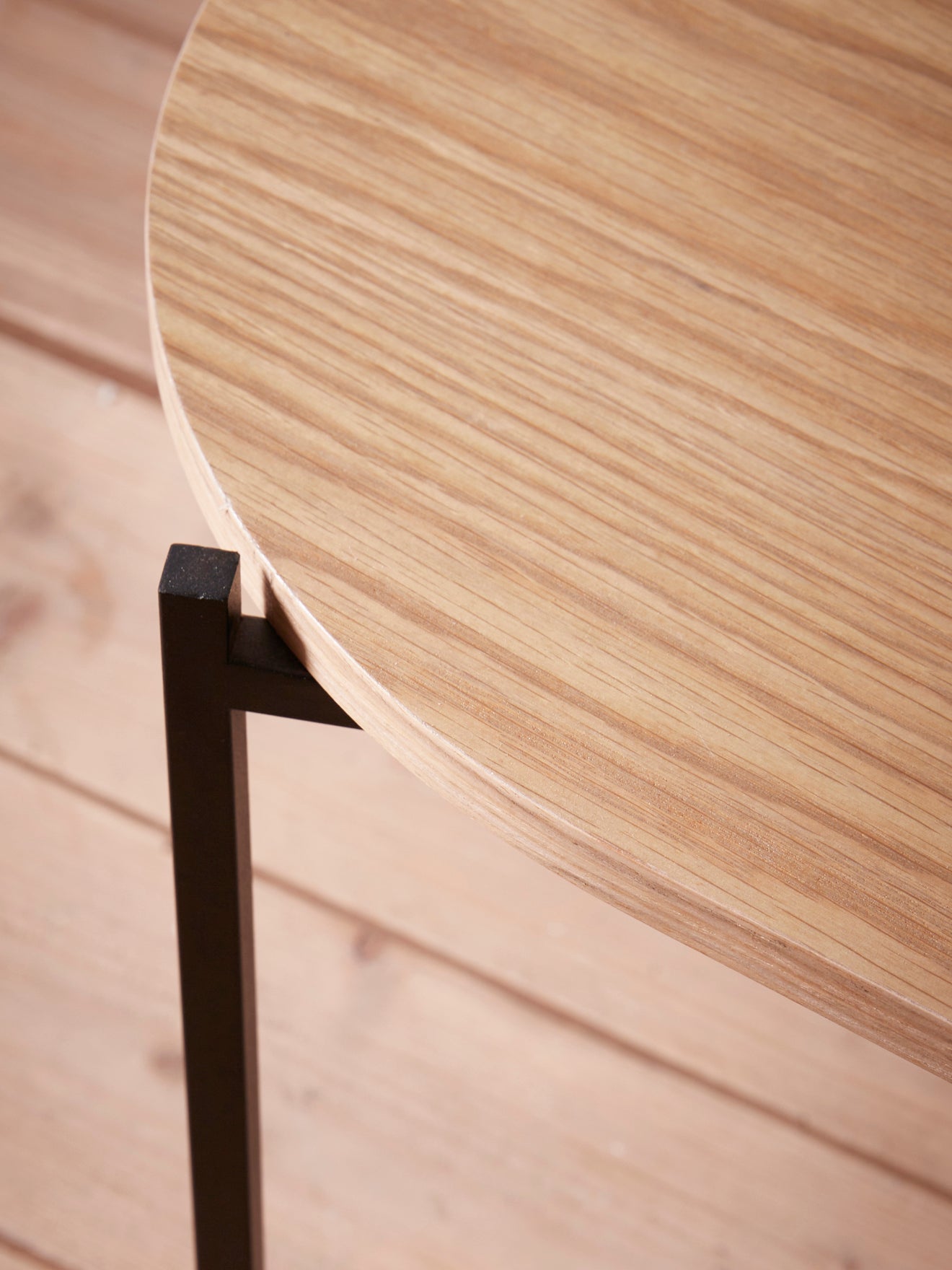 Table basse bois et métal