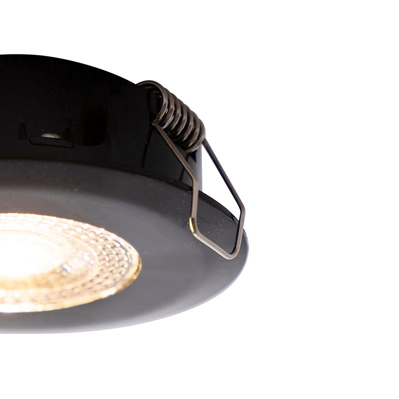 Inbouwspot zwart incl. LED 3-traps dimbaar - Ulo