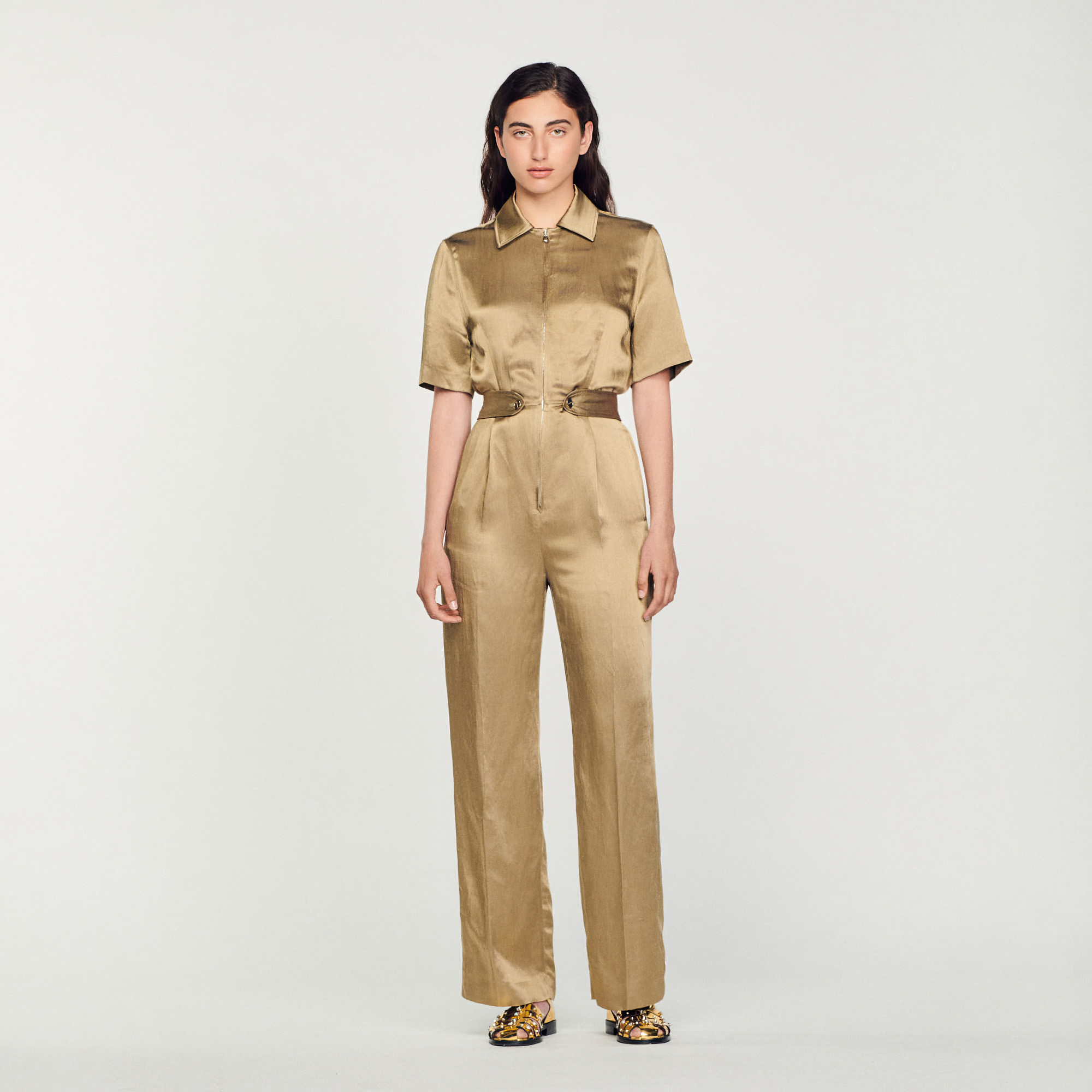 Combinaison pantalon en satin