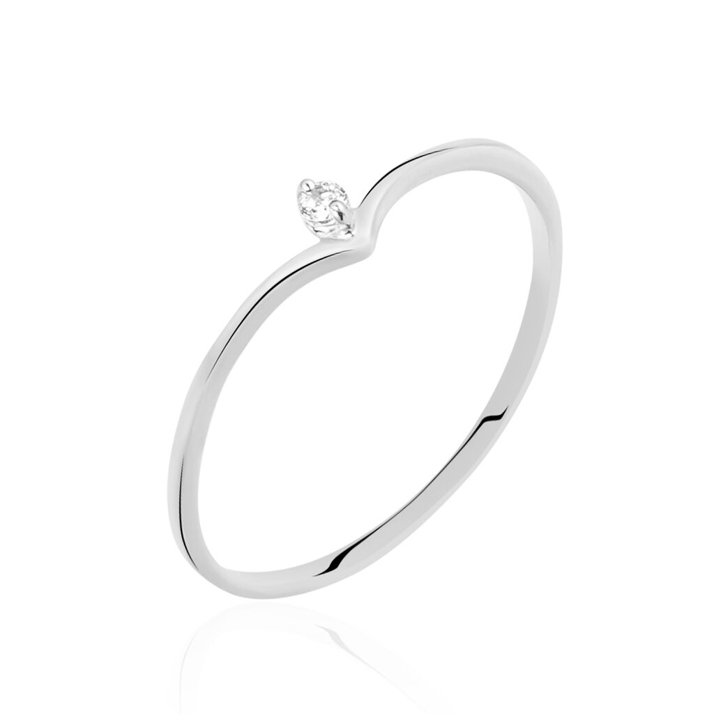 Bague Maye Or Blanc Diamant