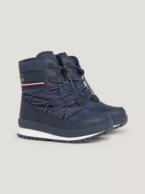 Botas de neve com cadarço Signature Tape