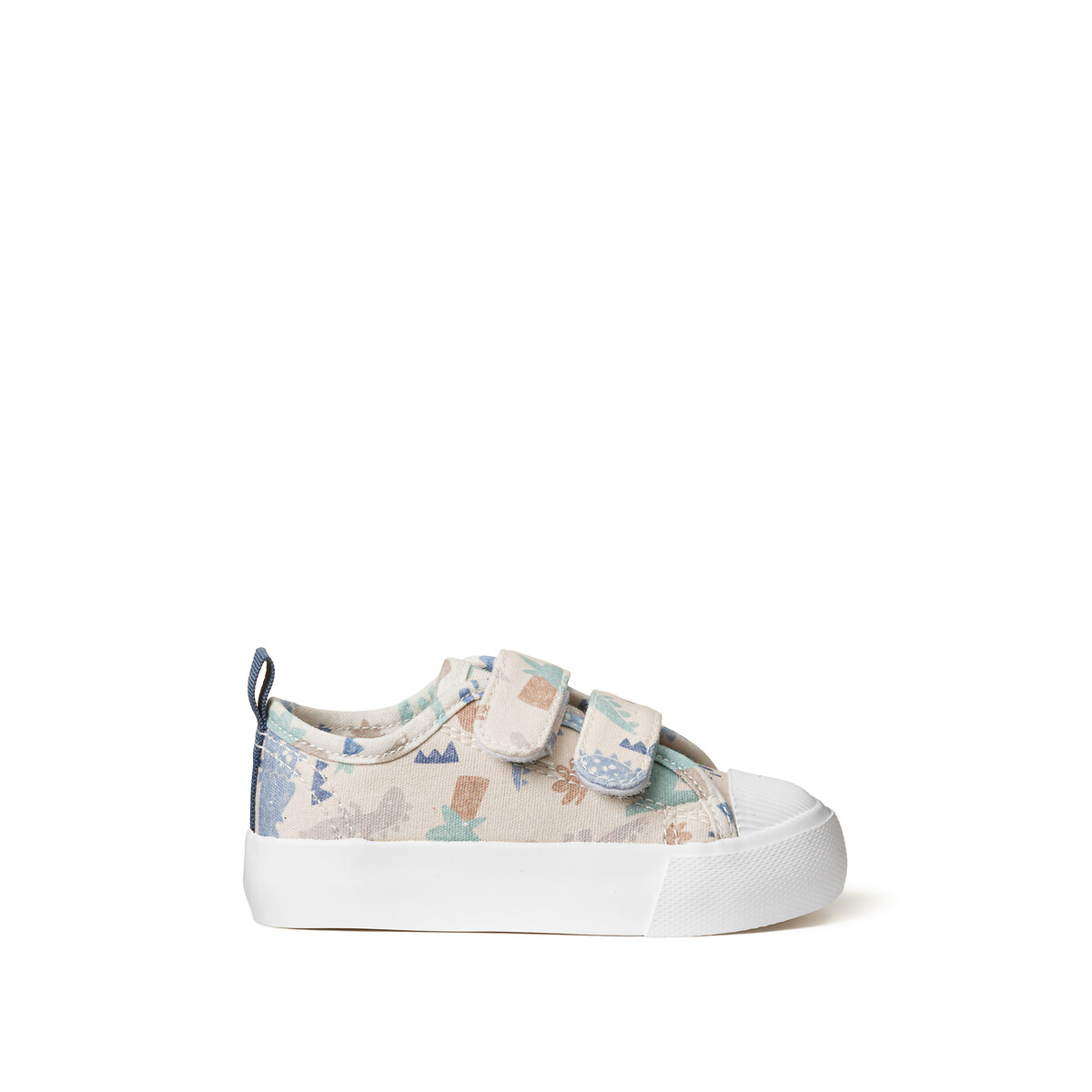 COLEÇÕES LA REDOUTE<br>Tênis de tecido com velcro, estampa de dinossauro