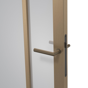 Arne & Bodil binnendeur ABE108 rook glas - metallic brons staallook afwerking