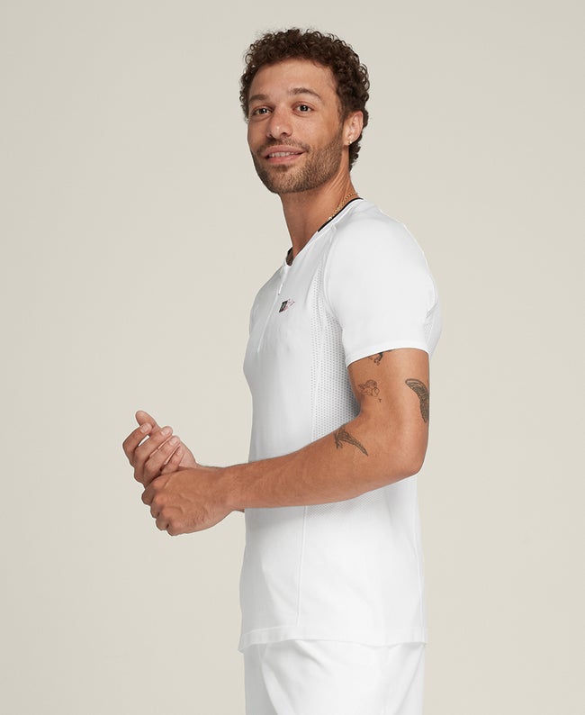 Series Seamless Zip Henley