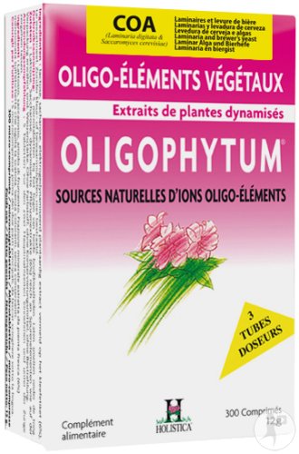 Oligophytum Cuivre-Or-Argent Tube Micro-Comprimés 3x100