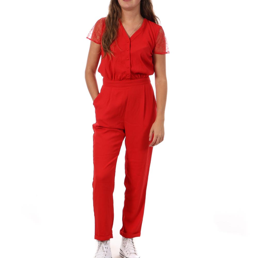 Teddy Smith Combinaison Rouge Femme Teddy Smith Nina