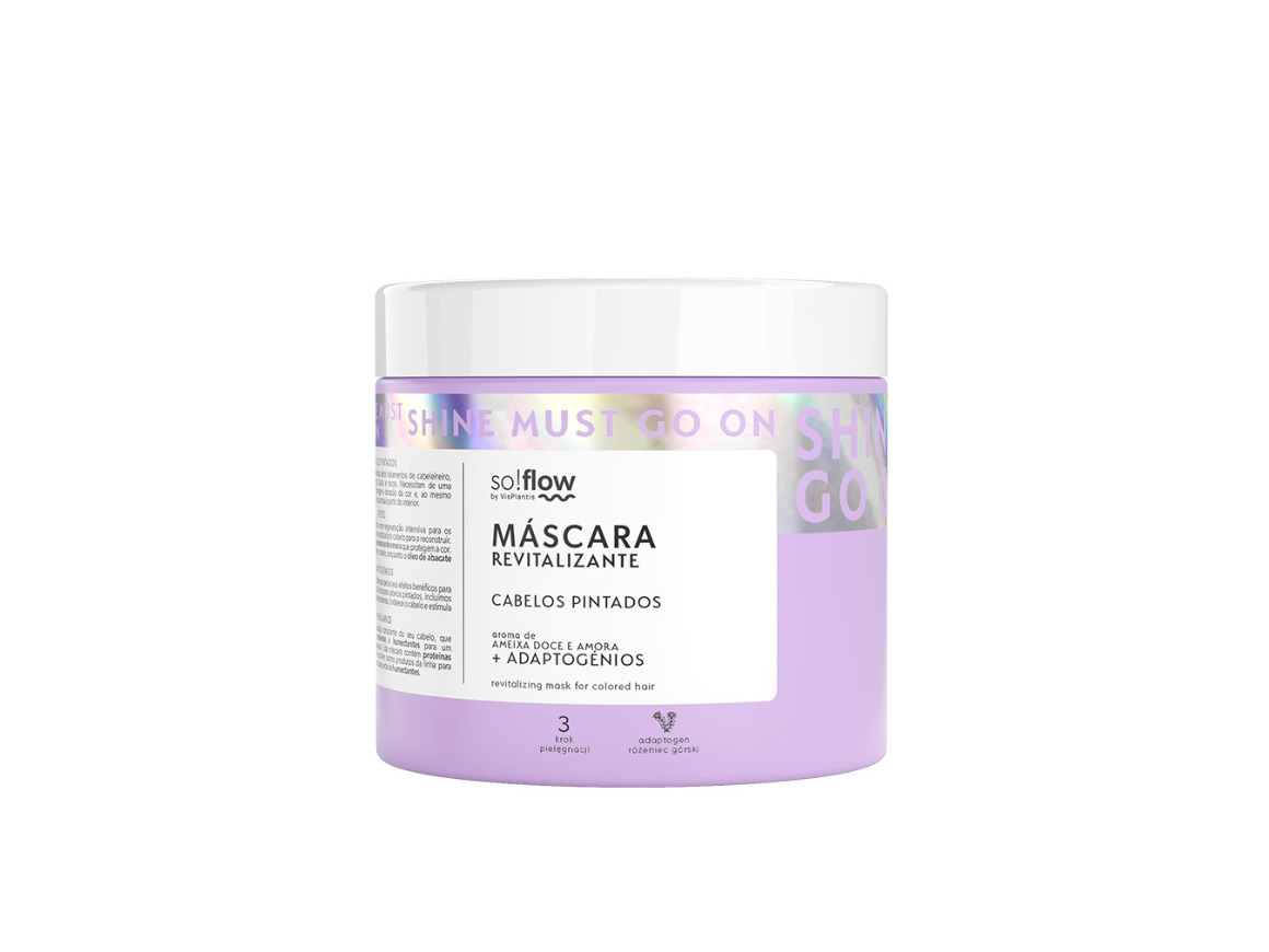MÁSCARA SOFLOW REVITALIZANTE CAB PINTADO 400ML