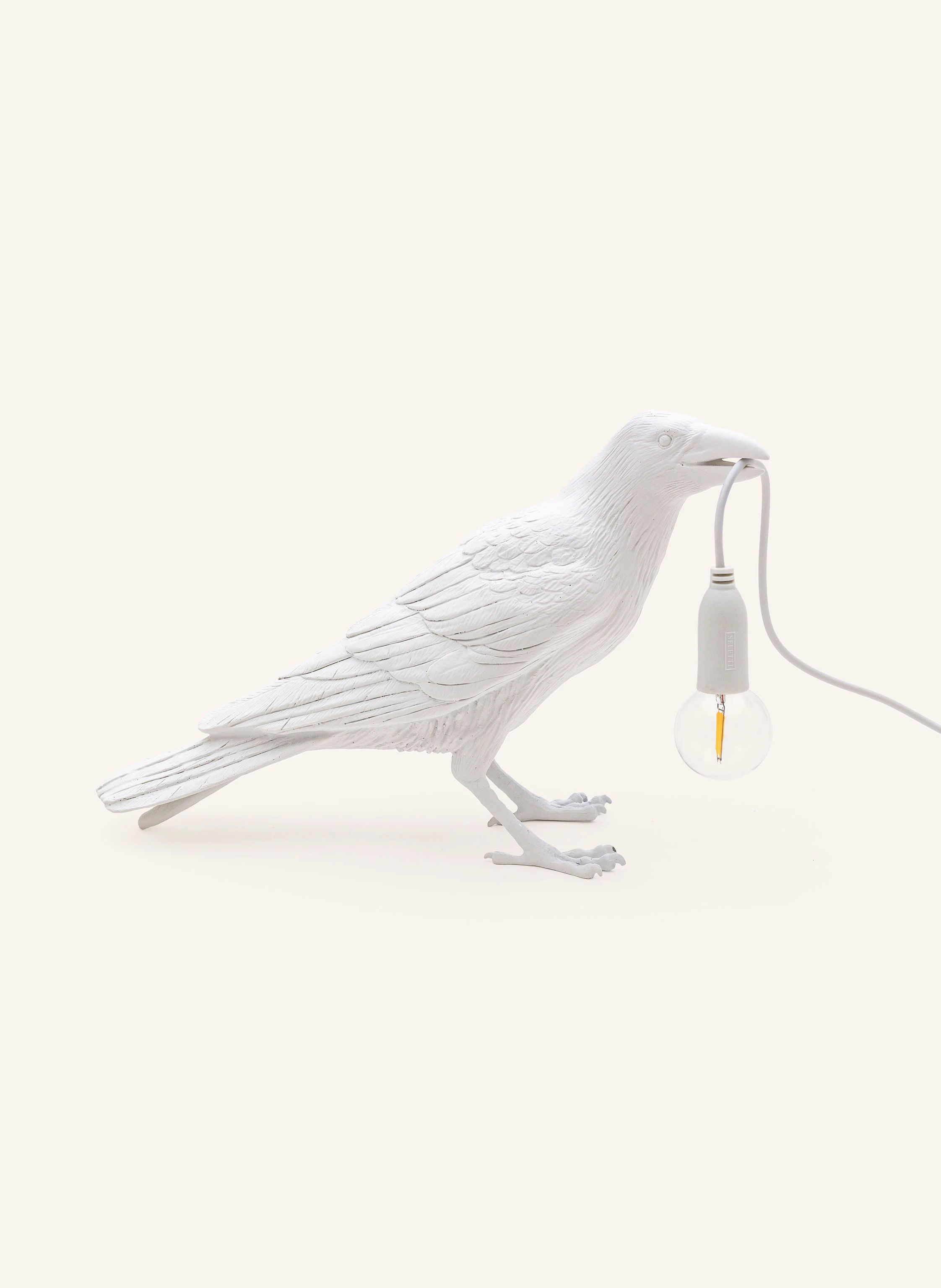 SELETTI Tischleuchte BIRD WAITING