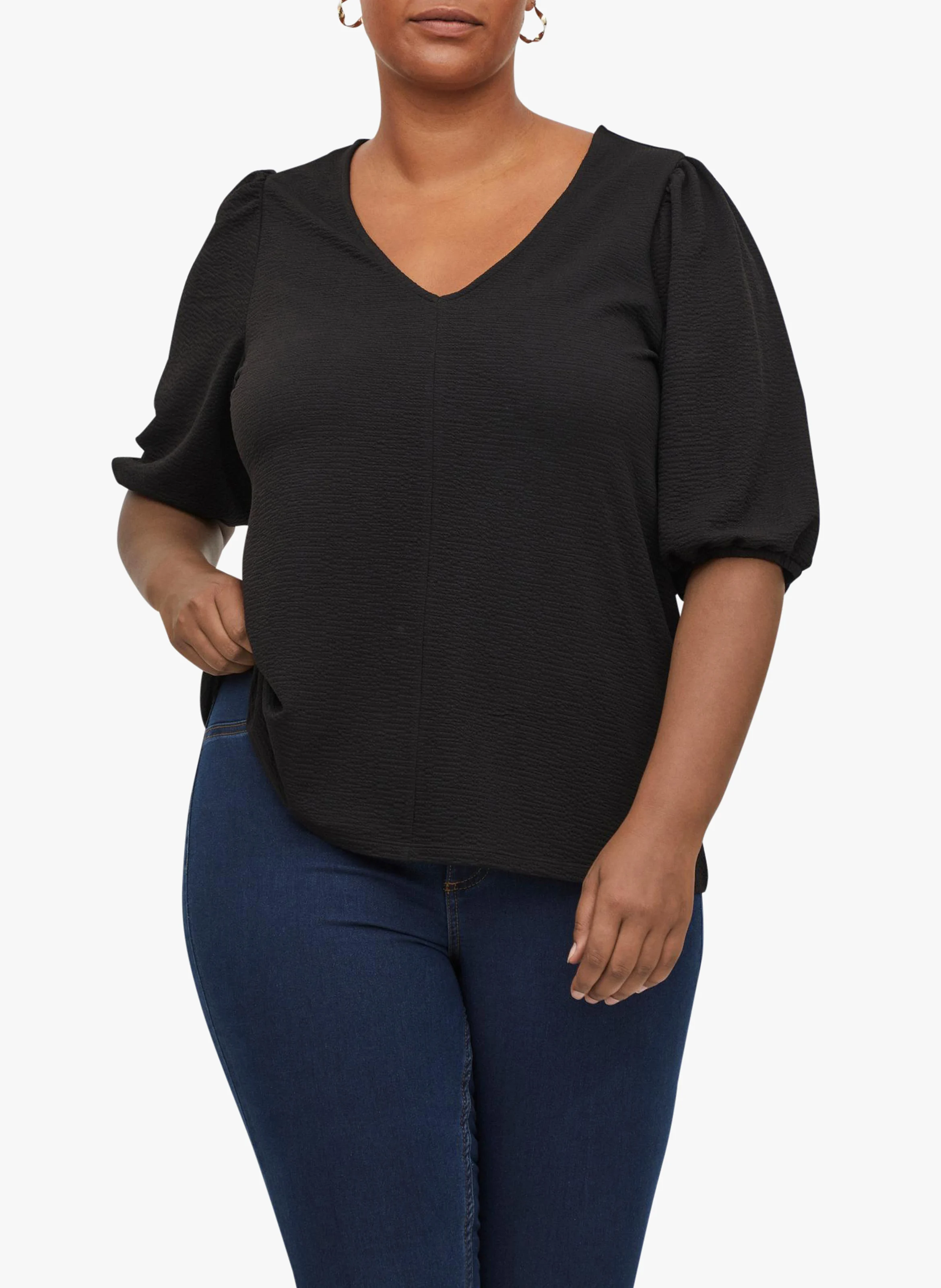 Top col V| Noir