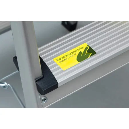 Avery Zweckform L6107-20 Wetterfeste Folien-Etiketten, 99,1 x 42,3 mm, 20 Bogen/240 Etiketten, gelb